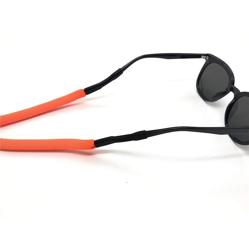 Decker Floating Sunglass Strap 2 Pcs Pack Glasses Float Eyewear Retainer for surfing Sailboat Swimming (Orange) - Image 4